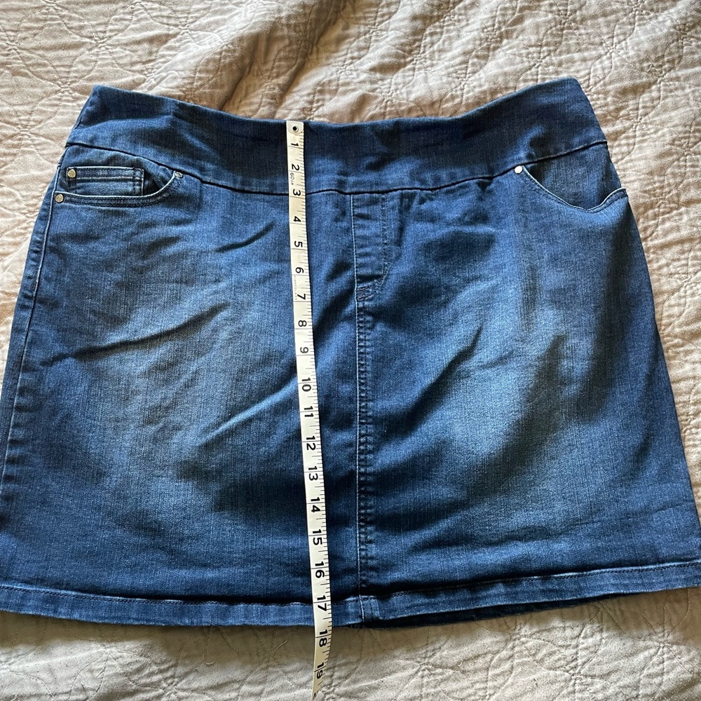 Costco denim skort